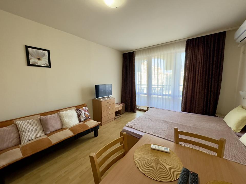 Bulgarien Sveti Vlas Studio in der Wohnanlage Panorama Bay 1 mit Meerblick