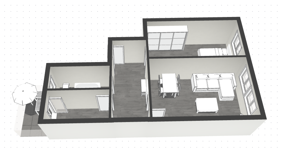 Große 2-Raum Wohnung mit Balkon im Stadtzentrum – Bild 16