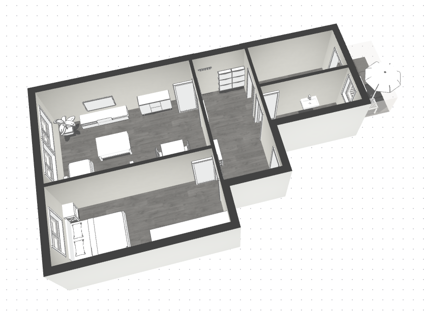 Große 2-Raum Wohnung mit Balkon im Stadtzentrum – Bild 15