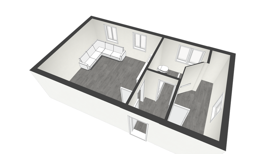 Kleine Wohnung in Sehma mit Stellplatz und Einbauküche – Bild 15