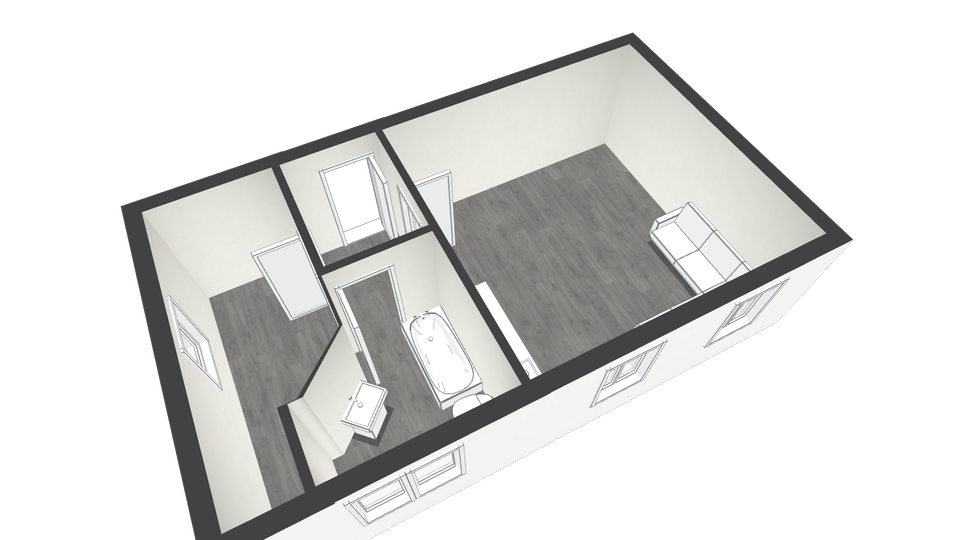 Kleine Wohnung in Sehma mit Stellplatz und Einbauküche – Bild 16