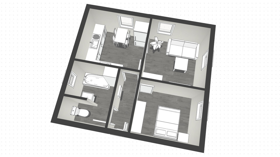 Kleine Single-Dachgeschosswohnung mit toller Aussicht – Bild 18