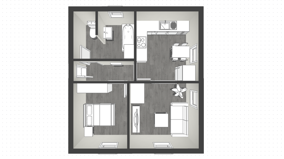 Kleine Single-Dachgeschosswohnung mit toller Aussicht – Bild 17